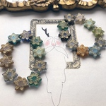 【1連10コセット】JIRI＊IVANA#czech beads#チェコビーズ　六芒星　flower star16㍉　mixassort