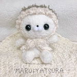 ちょっと大きな 丸いやつら 冬のお帽子 ハンドメイド ぬいぐるみ