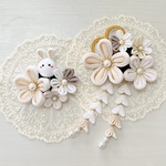 受注製作品🌸小さいお子様向け🌸つまみ細工　髪飾り　七五三　3歳