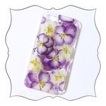 [ サンプル品 ] 押し花スマホケース 