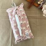 🌱エコ🌱箱なしティッシュケース　　　北欧チューリップ　パープルピンク