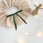 【クリスマスver.】pocopoco frill🪽グリーン　360°  フリルスタイ　クリスマス　12月限定　ぽこぽこガーゼ