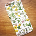 ✳︎送料無料✳︎iPhone全機種/各種スマホ対応 名入れできます♡リバティ ジョセフィンズ・ガーデン/イエロー カバー