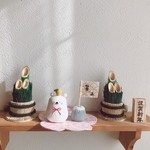 ꫛꫀꪝ✧‧˚ほのぼのシロクマさん、鏡餅になっちゃった？！ʕ•ᴥ•ʔの巻✨️