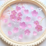 オリジナル新作★桜のアクリル樹脂パーツ　ピンク