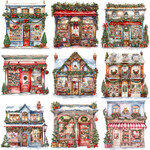 キラキラクリスマス飾りのお店★フレークシール