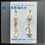 再販×1 【選べる星座&誕生石】星座 誕生石ジュエリー ピアス イヤリング カットガラス プレゼント