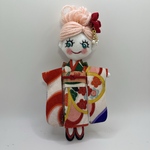 ハンドメイドドールチャーム　バックチャーム　お人形