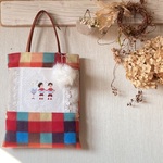 「願いを込めて」楽しい歌声*刺繍*フリース*北欧カラー＊