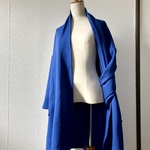 ★冬物ＳＡＬＥ〜1/31迄 ★123ロングカーディガン　裏起毛ロイヤルブルー