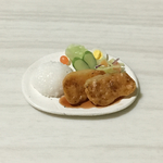『ブタミンパワー！』★豚肉の生姜焼きランチ★ミニチュアフード