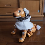 ヴィンテージホワイトなウインターケープ