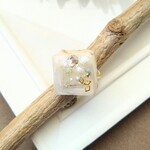 ひしがたリング✦パール