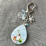【Merry Xmas♡ペンギン親子のクリスマス】キーホルダー