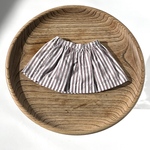 スカート(あずきミルクストライプ)