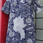 浴衣リメイクワンピース