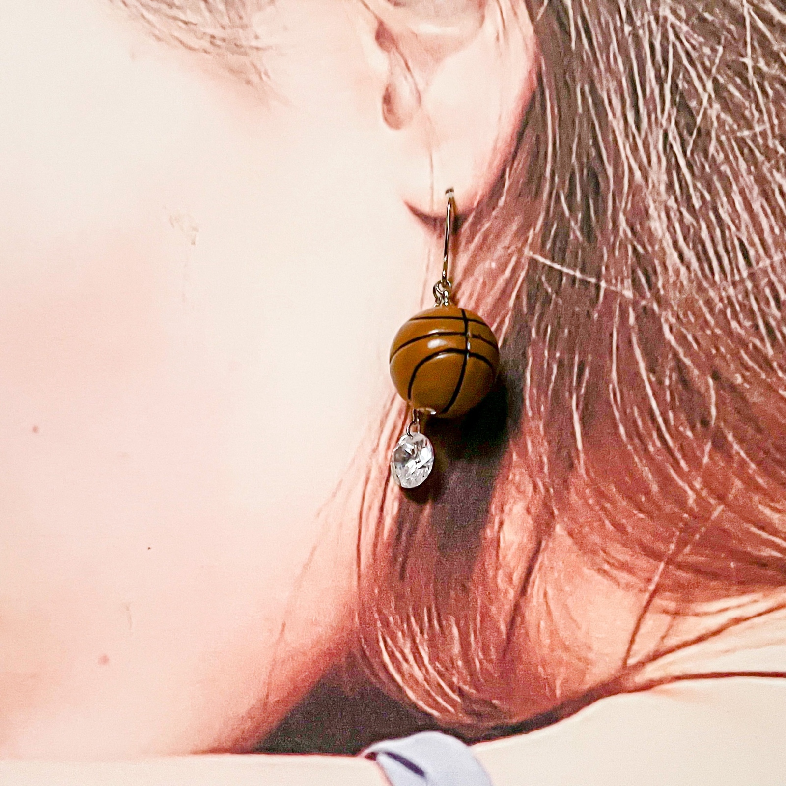 ピアス　月　星　水色　野球　ボール　応援　観戦　部活　デート　推し　ライブ　夏 ピアス 月 星 水色 野球 ボール 応援 観戦 部活 デート 推し ライブ 夏