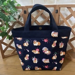 ハンドメイド◆マチたっぷりのトートバッグ◆ モルモット◆モルモットグッズ◆小動物グッズ◆キャスキッドソン