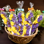 【母の日] あんフラワークッキー　5個セット　パンジー　プレゼント　グルテンフリー　結婚　退職　お祝い