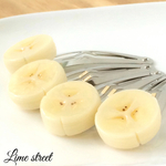 バナナのパッチン留め（2個セット）