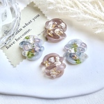 【送料無料】ハンドメイド　パーツセット　レジンパーツ　貼り付けパーツ　カボション　ピアスパーツ