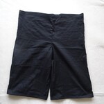 「黒のパッチワーク」ダブルガーゼのペチパンツ