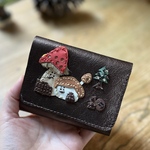 きのこハウス　三つ折り財布　財布　小銭入れ　