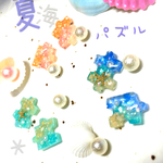 海のパズルピアス