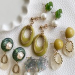 ピアスセット　5点おまとめ　セット　べっ甲　ピアス　上品　清楚　大人　ゴールド　花　フラワー　シンプル　べっ甲　ブラウン　韓国　アイボリー　ニュアンス　まとめ売り　セット　セット売り　花　フラワー
