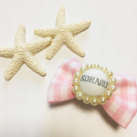 新色♡名前入り！世界に一つだけのベビーヘアクリップ♡