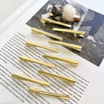 在庫限り! ヘアクリップ【6cm】10pcs ゴールド  m886