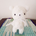 約15㎝　ふわもこくまさん(オフホワイト)