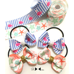kids♡summer♡バタフライ型ツインテール♡くじらちゃん、ヒトデさん♡