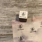 【Xmas】White Christmas ペイントver. [ｽﾉｰﾎﾜｲﾄ] - White Christmas Paint ver. - [ラバースタンプ]