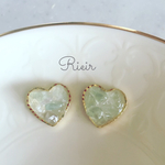 ＊green heart ピアス/イヤリング＊
