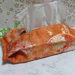 帯リメイク🍂ティッシュカバー【コンパクトティッシュ用】