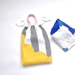 お着替え・体操服袋 ◾︎◽︎ ストライプ × スカラップ ◾︎◽︎ 入園入学グッズ