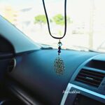 天然石Carルームミラーハンギング 車飾り 車お守り おしゃれ車内アクセサリー プチギフト 