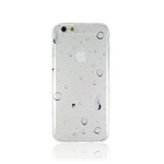 iPhone6/6s クリアソフトケース しずく柄 水滴