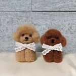 手まり様専用　羊毛フェルトのトイプードル