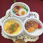 ミニチュアフード  カツカレー ロコモコ丼 カツ丼３点