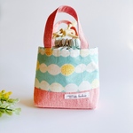 手のひらサイズのミニミニバッグ＊ninaシトア×ピンク