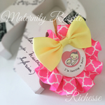 マタニティロゼット★ビタミンカラー♡