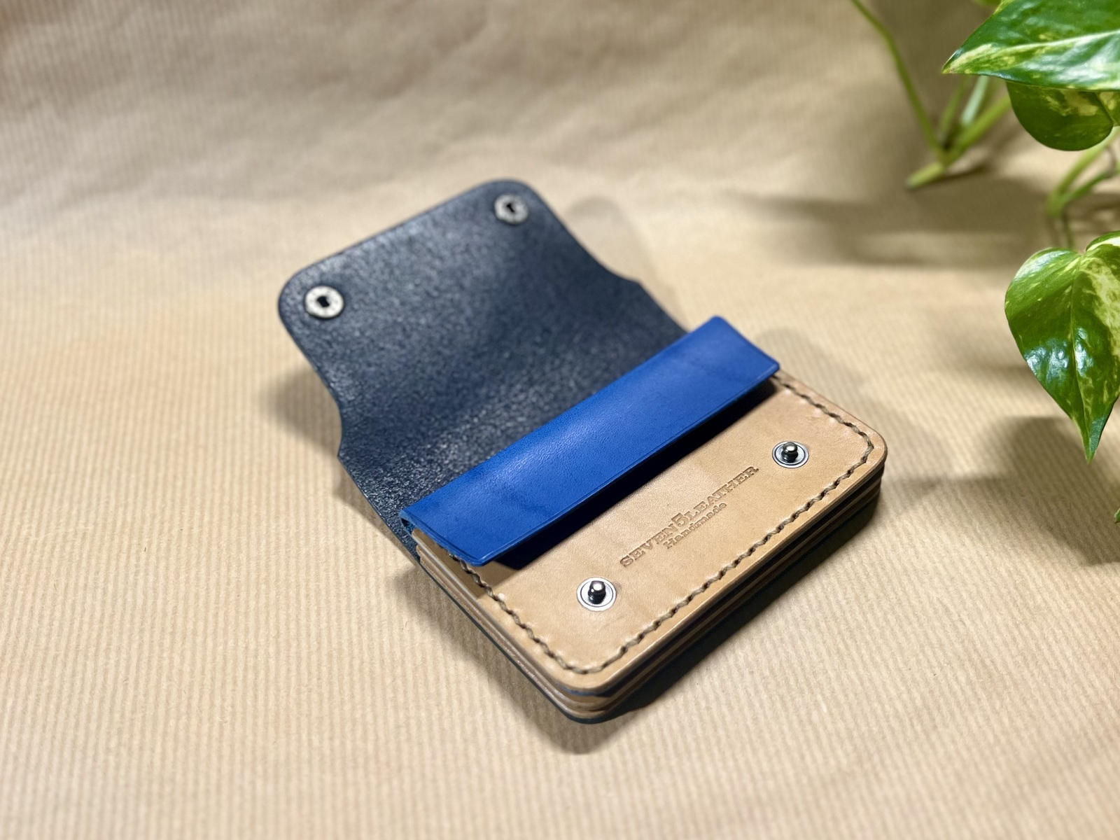 ミニトラッカーウォレット/アラスカブラック【イタリアンレザー