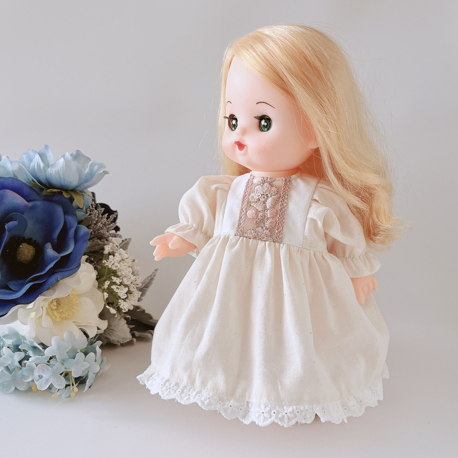 インド刺繍ドレス ワンピース メルちゃん ソランちゃん 着せ替え服