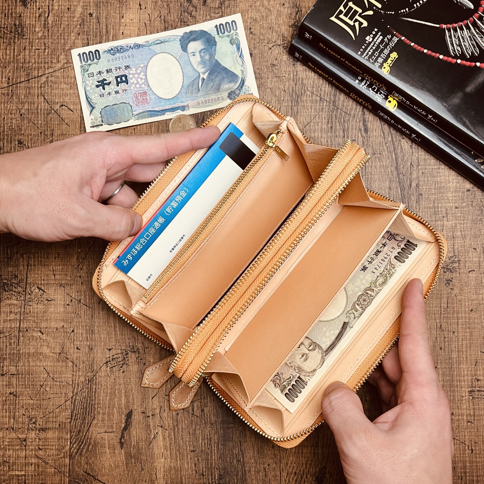 ダブルファスナー アドバンレザー 編み込み イントレチャート メンズ財布 長財布 Amazon | アドバンレザー 極太編み込み イントレチャート メンズ
