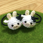 【1つ 400円】うしさん　ヘアゴム 