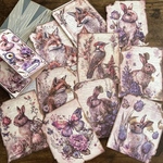 Paper materials コラージュ素材(RABBIT＆ FOX)30枚入【mc】