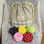 俵形お手玉&巾着セット