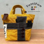 tuttifun＊クロス柄 logo入りバッグ